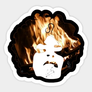 Leo Goddess of Fire Sticker